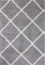 Hochflor Teppich Wohnzimmer Shaggy weich modern Rauten Muster Grau Anthrazit Creme Schwarz Rot Lila Beige, Farbe:Grau, Maße:200x280 cm