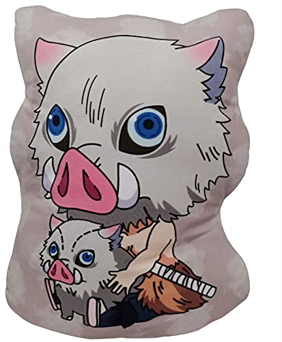D-TREE Demon Slayer Kissen Hashibira Inosuke Plüschkissen 40 cm, 40,6 cm