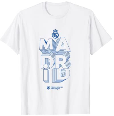 Real Madrid Collection Blue Logo T-Shirt