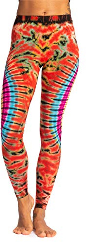 PANASIAM Leggings batik2, Multi-Tydy Brown Yellow, S