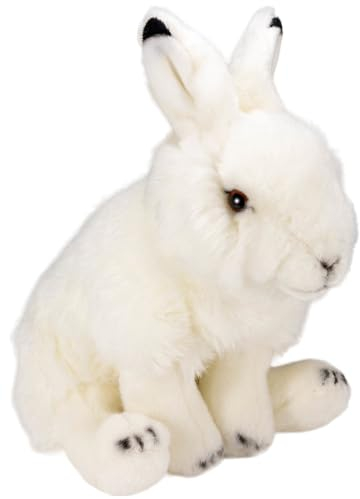 Carl Dick Hase sitzend weiß, Schneehase, Plüschtier, Kuscheltier ca. 30cm 3556