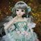 EVA BJD 1/3 BJD Puppe Ball Mechanische Gelenkpuppe 61 cm Prinzessin SD Puppe mit Make-up + komplettes Zubehör (Sylph)