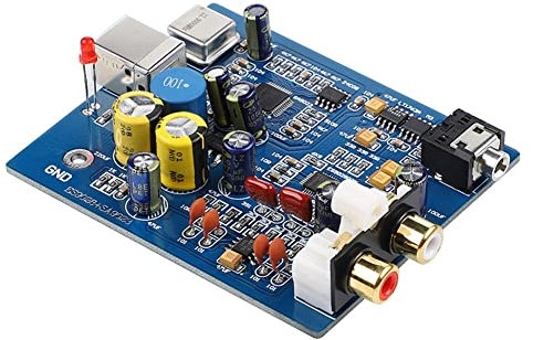 Wlauqueta HIFI Audio ES9028Q2M SA9023 USB Decoder Board External Sound Card Support 24Bit for Amplifier
