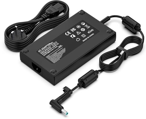 200W 19.5V 10.3A Laptop Charger for HP ZBook Studio Fury 15 17 G3 G4 G5 G6 G7 G8, HP Omen Pavilion 15 16 17 Gaming Laptop TPN-DA10 TPN-CA03, HP Envy 15 17 Power Supply Adapter Cord