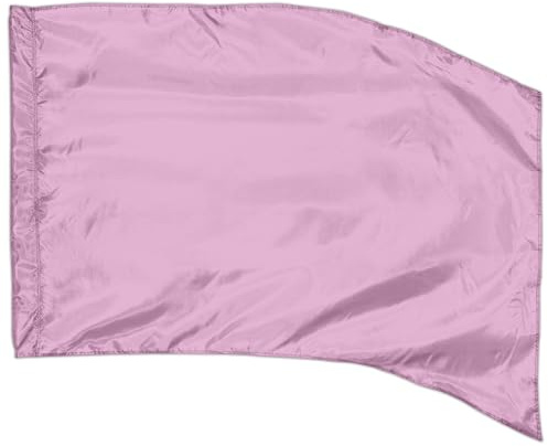 Lavendelfarbene Schutzflagge, gebogen, rechteckig, einfarbig, zum Üben, aus leicht zu reinigendem Polyester Habutai