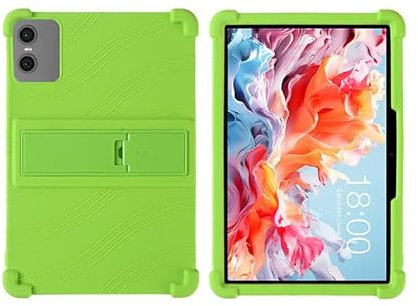ORANXIN Hüllen für Teclast P30 / P30T Tablet 10.1 Zoll 2023 Release Weich Silikon Stoßfest Kinderfreundlich Ständer Gummi Shell Schützend Hülle