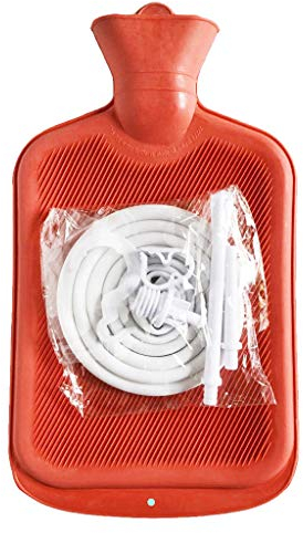 Best Colon Cleanse - Bolsa para enema (2 cuartos de galón), botella de agua caliente, café, ducha, ducha y enema para el hogar, kit de limpieza de colon azul