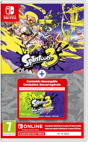 Splatoon 3 + Expansion Pass + 3 Meses Nintendo Switch Online