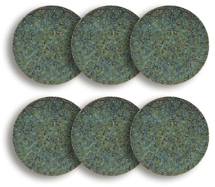 OGO LIVING - Set mit 6 Desserttellern Venus, 20 cm, aus Porzellan – 2614497