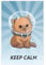 Poster auf Leinwand, Motiv: Videospiele Keep Calm Kitty Subnautica, Schlafzimmer, Dekoration, Landschaft, Büro, Raumdekoration, Geschenk, 20 x 30 cm