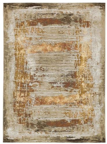 RugVista Gillian Teppich - Gold/Mehrfarbig Teppich 200x300 Moderner Teppich