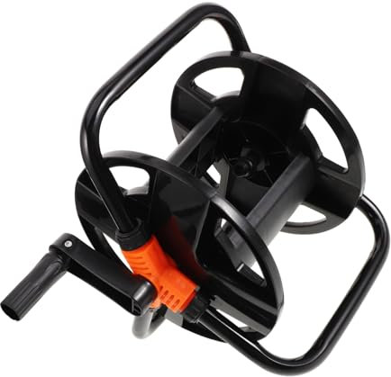 SEWOART Pipe Storage Rack Waterhouse Holder Hose Pipe Reel Hose Reel on Wheels Freestanding Hose Reel Hose Winding Reel Hose Reel Cart Hose Reel Holder Hose Rack Water Hose Hanger Plastic