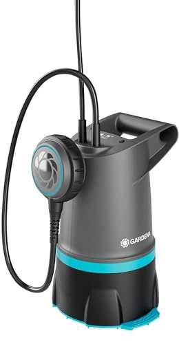 GARDENA 2in1 Clear/Dirty Water Submersible Pump 20000 Basic, 20.000 l/h, with Float Switch