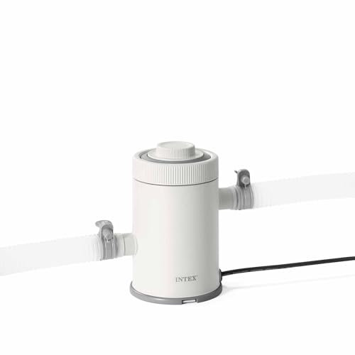 Intex Depuradora cartucho C330, Filtración 1.250 l/h, Cartucho tipo H, Compatible con piscinas hasta 7.900 L, Tecnología Hydro Aeration, Fácil instalación (55274)