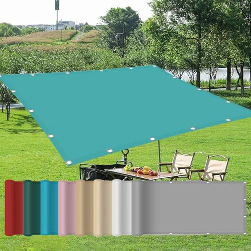 Telo Copertura Pergolato 3 x 5 m Ombreggiante Impermeabile,Protezione Solare 98% Anti UV Antivento, Personalizzabile, Rete Telo Ombra Anti-Età,Per Pergola,Cortile, Blu Cielo