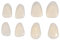 DmDoyy 50 Pcs Fausse Dent, Facette Dentaire A Poser Soi Meme, Dentier Provisoire, Blanchiment Fausses Dents,Facettes Dentaires,Haut Bas Prothèses Dentaires