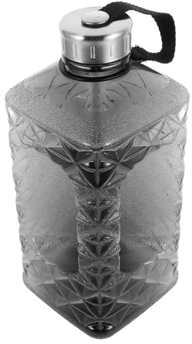 STOBAZA Bottiglia d Acqua Sportiva Portatile 2200ml in Plastico Grande Capacità Versatile per Palestra e Ciclismo Design Elegante alla Moda Riutilizzabile