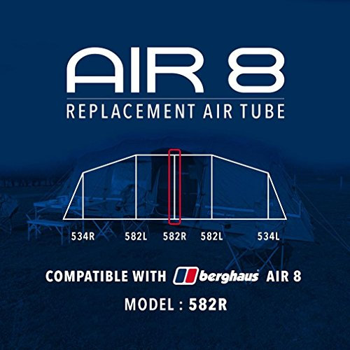 Eurohike Air 8 Tent Replacement Air Tube - 582R, Black, One Size