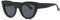 kimorn Occhi Di Gatto Occhiali Da Sole Di Per Donna Cerniere In Metallo Bicchieri K0568 (Matte&Nero)