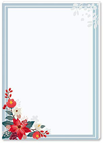 Paper-Media Notizblöcke, Schreibblöcke HERBSTZWEIGE | DIN A6 Format | 10 Blöcke