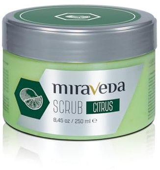Miraveda by Italwax Citrus Scrub - 250ml - Mit Kokosöl und Limette für eine feine Zitrusnote – Ideal zur Handpflege