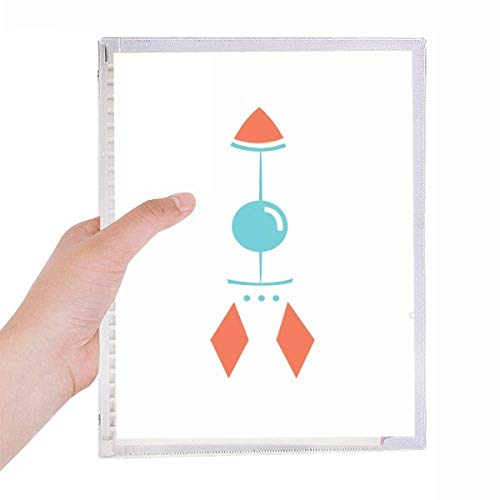 Universum Alien Monster Rocket Notebook Loose-leaf Spiral Refillable Journal