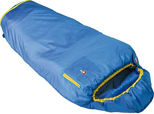 Grüezi-Bag 05756 Mitwachsender Mumienschlafsack für Kinder | Ultraleicht, Atmungsaktiv, Pflegeleicht | (Water Blau, M)