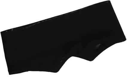 Rulercosplay Augenbinde - Sichtbare Anime-Cosplay-Brille, Augenmaske (schwarz)