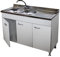 Arredobagnoecucine Mobile cucina 3 ante con lavello inox sinistro 120 componibile sottolavello