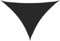 vidaXL Toldo de Vela Parasol Lona Protector Solar Sombra Patio Jardín Terraza Balcón Parque Exterior Triangular de Tela Oxford Negro 3x4x5 m