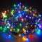 SHATCHI 100 LEDs Fairy String Lights Multicolour Indoor/Outdoor Christmas Tree/Home/Party/Wedding/Garden Decorations Green Cable 8 Modes Mains Powered Memory Auto Timer
