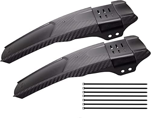 MEGHNA Fahrrad Kotflügel Schutzblech Set Vorne und Hinten Universal Verdicken Widen Mud Guard für Mountainbike MTB Rennrad 20-29 Zoll Schnellspanner