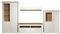 trendteam smart living - 4-teilige Wohnzimmerkombination - Wohnzimmer - Shade - Aufbaumaß (BxHxT) 368 x 194 x 45 cm - Farbe Andersen Pine weiß mit Artisan Eiche - 196196357