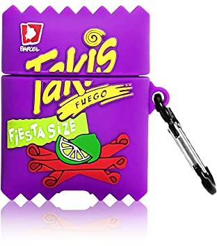 Funwaretech Airpods 3 Hülle mit Karabiner,Funny Cute Kawaii Silikon 3D Schutzhülle und Haut Case (Kabelloses Laden) Kompatibel mit Apple Airpods 3rd Generation-Takis