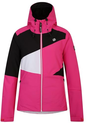 Dare 2b Damen Eisjacke Jacke, Reines Rosa/Schwarz, 40