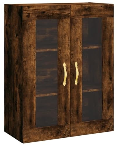 vidaXL Wandschrank Räuchereiche 69,5x34x90 cm