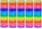 Luftschlangen Papier bunt Party Deko Geburtstag Hochzeit Set holografisch, Stück:5 Stück, Luftschlangen:Holografisch bunt