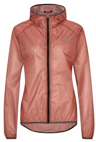 Ziener Damen NATINA Regenjacke - Fahrrad|Mountainbike|Outdoor - wasserdicht,atmungsaktiv,super leicht, chestnut, 40