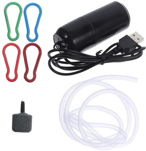 Yardwe 1satz Mini USB Aquarium Sauerstoffpumpe Effizientes Belüftungsgerät Für Kleine Aquarien Und Fisch Tanks Für Anfänger Und Erfahrene Aquarianer Leise Und Langlebig