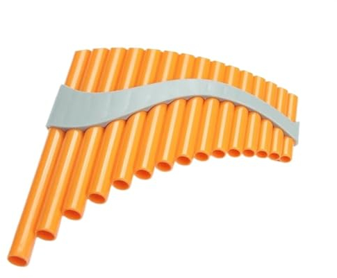 15 Pipes Panpipes G Key Beginners Plastic Panflute Professional Pan Pipe Woodwind Musical Instrument (Color : Right hand)