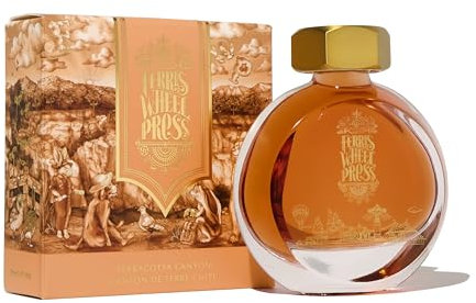 Ferris Wheel Press Fountain Pen Ink, Everyday Ink Collection, Terracotta Orange, 38ml
