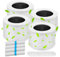 Core - Mini filtro di ricambio compatibile con purificatore d'aria Levoit Core Mini, Core Mini-P, filtro di ricambio 3 in 1 H13 Grade True HEPA, ricambio #Core Mini-RF, 4 filtri e 20 spugne profumate