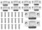 DEFIYEAR 10PCS Door Strike Plate Set - Stainless Steel Strike Plates for Internal Doors with Dust Box and Matching Screws, Used for Door Latch Reinforcement Enhancing Security Durability for Homes