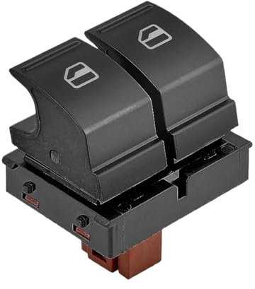 DZSLLOOI Auto Fensterschalter Stick Seite Elektronische Fenster Master Control Schalter Taste Für Skoda Für YETI Für Fabia MK2 Für Octavia 2 Für ROOMSTER 1Z 0 959 858 1Z0959858 Schalter Taste