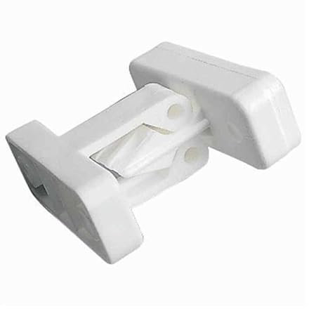 Arrêt de porte blanc 47 mm pour caravane et camping-car
