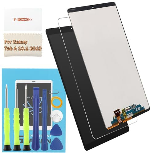 TGHongKy Écran pour Samsung Galaxy Tab A 10.1 2019 T510 T515 Ecran Tactile LCD Remplacement pour Samsung Galaxy Tab A 10.1 2019 T510 Ecran Complet Assemblé Digitizer avec Outils de Réparation(Noir