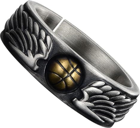 AKOOSY Basketball Finger Mit Metall Charm Retro Sport Schmuck Für Für Basketballfans Partys Und