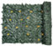Sichtschutzzaun, Balkongeländer, 400 x 95 cm, rostfreies Material, UV-beständiges Design, dekorativer künstlicher Grünhintergrund für Hof, Wohnung, Terrasse, Garten