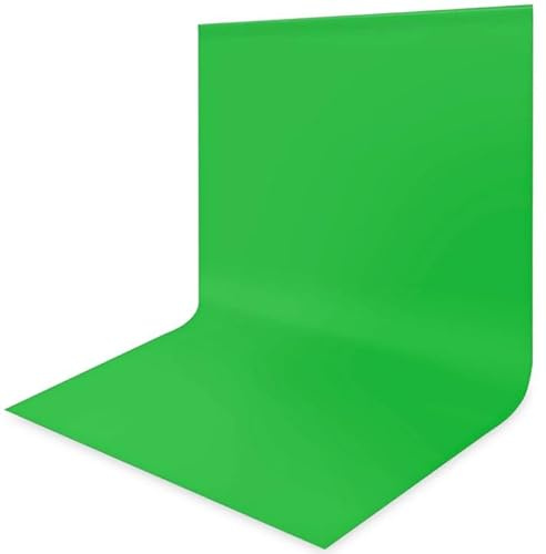 Fotohintergrund Grün 3x6 m, Foto Hintergrund, Hintergrund Fotografie, Fotoautomaten-Hintergrund für Fotoshooting, Party, Vorhang, für Fotografie, Fernsehen, Zoom, YouTube, Video