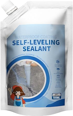 Betonversiegelung: 500 ml starke Haftung, stufenlose wasserdichte Formel, langanhaltende Schutzkeller-Beschichtung, Füllstoff für Bad, Badewanne, Pool, Garage, Garten, Auffahrt